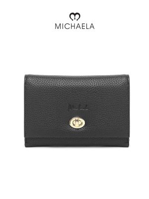 MICHAELA Twist Lock Long Wallet 01